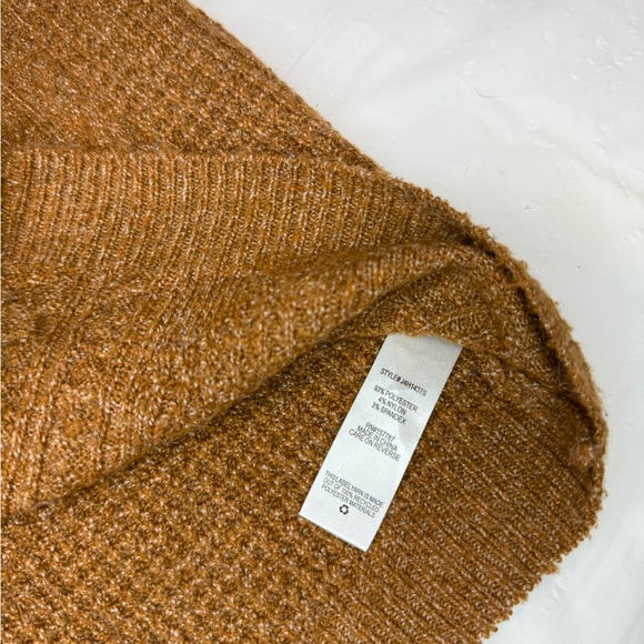 Jolie & Joy Brown cable Knit Cardigan Vest - Picture 4 of 7